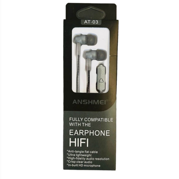 AURICULAR ANSHMEI AT-03 MANOS LIBRES  IN EAR    NEW MODEL
