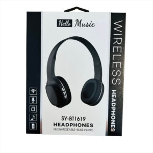 AURICULAR VINCHA BLUETOOTH HELLO MUSIC SY-BT1619