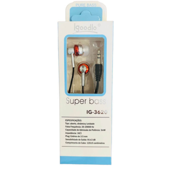 AURICULAR IGOODLO IG-3620 IN EAR
