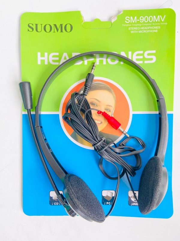 AURICULAR C/ ARO SUOMO MOD. SM-900MV C/MICROFONO