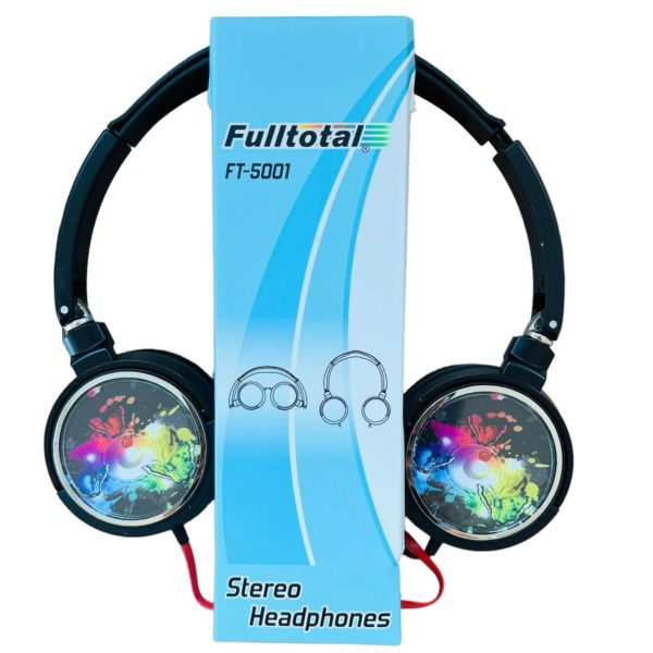 AURICULAR C/ARO FULLTOTAL FT-5001 CABLE PLANO  p/MP3
