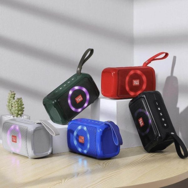 PARLANTE TYG TIPO JBL TG-193 BT LUCES LED RGB C/RADIO FM-TFCARD-USB-ENTRADA AURICULAR