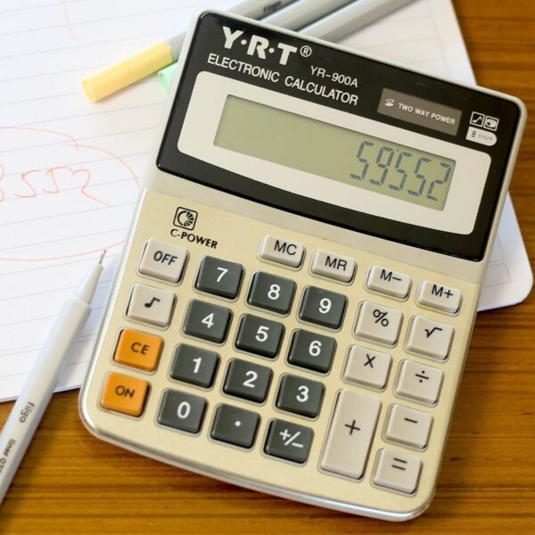CALCULADORA Y.R.T YR-900A 8 DIGITOS 27 TECLAS