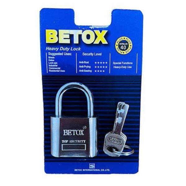 CANDADO BETOX ARO CORTO 40MM