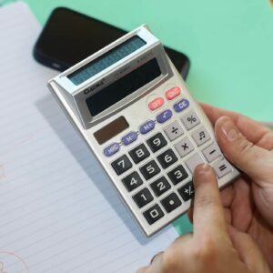 CALCULADORA GAONA DOBLE VISOR DS-6588A COD. 2218 8 DIGITOS