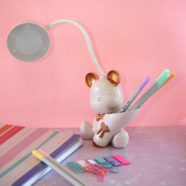 LAMPARA LED RECARGABLE + LAPICERO + SACA PUNTAS TIPO MICKEY K24