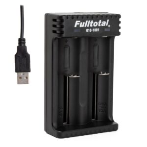 CARGADOR MICROUSB P/ PILAS DE LITIO ION 2 CANALES