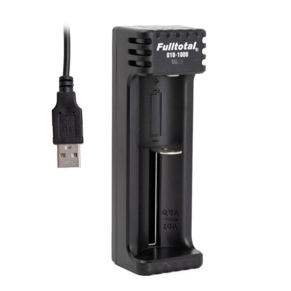 CARGADOR MICROUSB P/ PILAS DE LITIO ION 1 CANAL