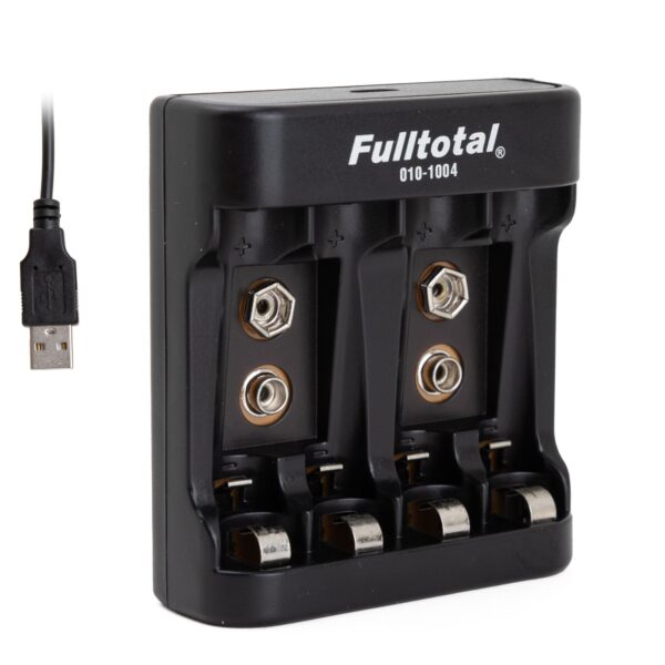 CARGADOR MICROUSB P/ PILAS AA/AAA/9V