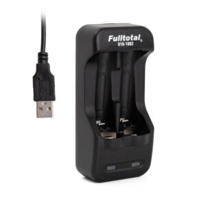CARGADOR MICROUSB P/ PILAS AA Y AAA NI.MH 2 CANALES