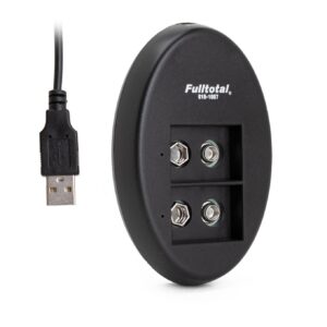 CARGADOR TIPO C P/ BATERIAS 9V NI. MH. Y LITIO