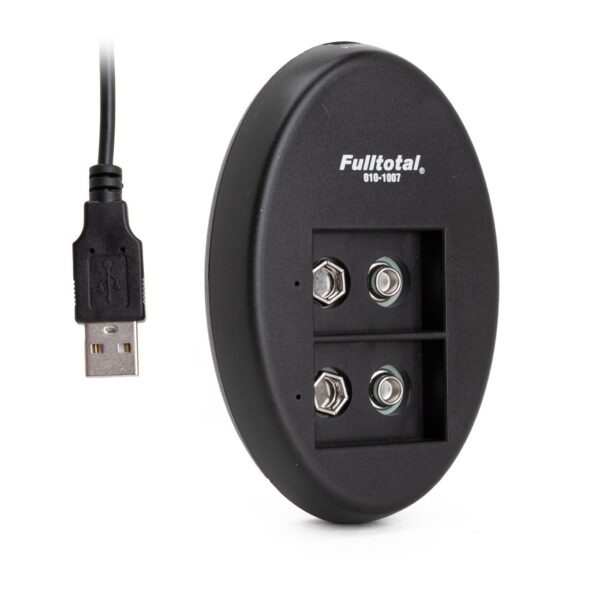 CARGADOR TIPO C P/ BATERIAS 9V NI. MH. Y LITIO
