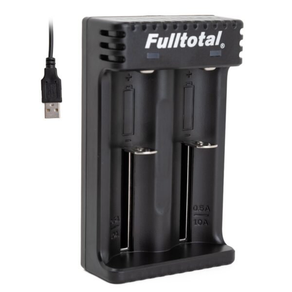 CARGADOR MICRO USB COMBINADO P/PILAS DE LITIO ION Y AA/AAA/AAAA/C 2 CANALES