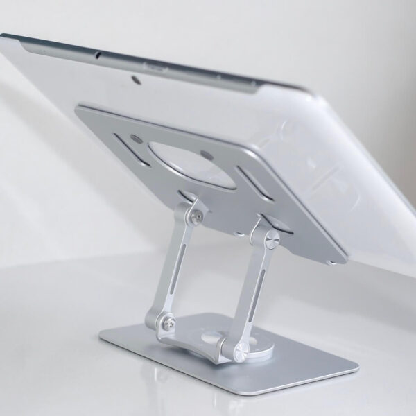 SOPORTE TABLET ALUMINIO 360° GIRATORIO