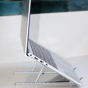 SOPORTE LAPTOP/TABLET ALUMINIO CON FUNDA