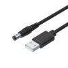 CABLE DC-USB MEDIDA 5,5X2,1MM 1,5M M28-002