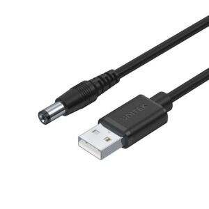 CABLE DC-USB MEDIDA 5,5X2,1MM 1,5M M28-002