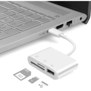 LECTOR DE MEMORIA TIPO C P/MICRO SD/SD + USB HEMBRA