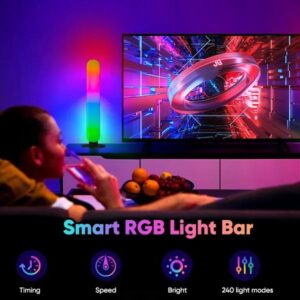 PAR DE LAMPARA BARRA RGB AUDIORITMICA C/CONTROL REMOTO