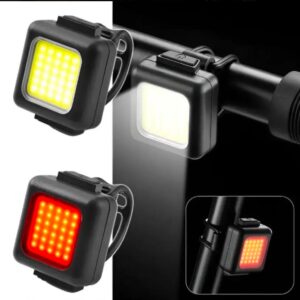SET DE LUCES BICI RECARGABLE DELANTERA Y TRASERA MOD. FT3028