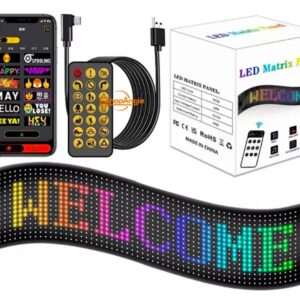 LETRERO FLEXIBLE USB C/CONTROL BLUETOOTH 348*102MM