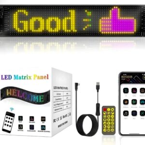 LETRERO FLEXIBLE USB C/CONTROL BLUETOOTH 120*595MM