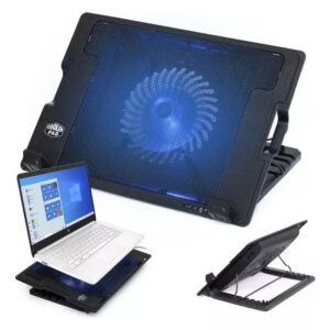 BASE COOLER PARA NOTEBOOK CON LUZ M25 14 CM DIAMETRO