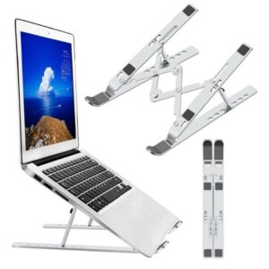SOPORTE LAPTOP/TABLET ALUMINIO CON FUNDA