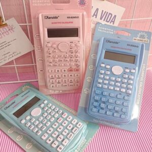 CALCULADORA CIENTIFICA DE COLORES KK-82MS-D (INCLUYE FUNCION FRACCION)