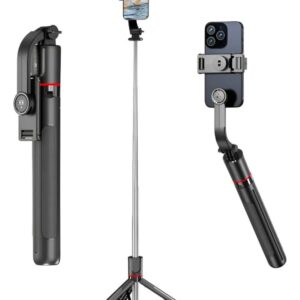 TRIPODE Y BASTON SELFIE 170CM BLUETOOTH CON CONTROL REMOTO BT11
