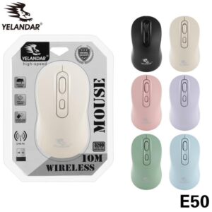 MOUSE WIRELESS YELANDAR E50 DPI 800 1200 1600 INTERCAMBIABLE