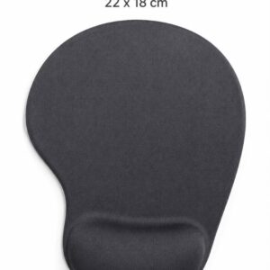 MOUSE PAD CON APOYA MUÑECAS 22X18CM