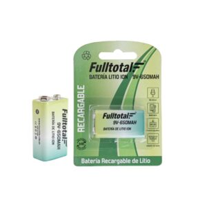 PILA 9V LITIO RECARGABLE 650mah