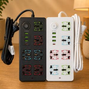 ZAPATILLA FAST CHARGING 6 BOCAS + 3 USB + 1 USB TIPO C MOD. W-Z3302-2508
