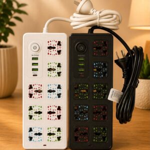 ZAPATILLA FAST CHARGING 8 BOCAS + 3 USB + 1 USB TIPO C PATA ARGENTINA MOD. W-Z3303-2509