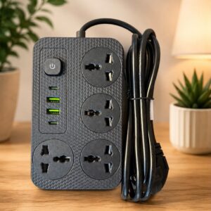 ZAPATILLA FAST CHARGING 4 BOCAS + 2 USB + 2 USB TIPO C MOD. 2511